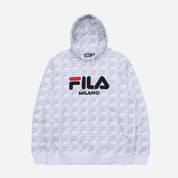 Fila Uni Women's Hoodies - White,NZ 603-63820